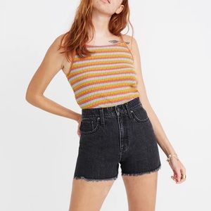 NWOT Madewell The Perfect Jean High Waist Short Size 26